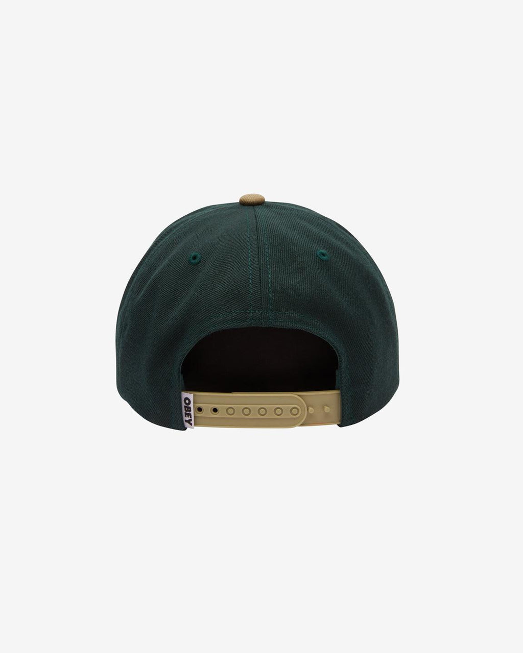 OBEY 2 TONE 6 PANEL SNAPBACK SPRUCE