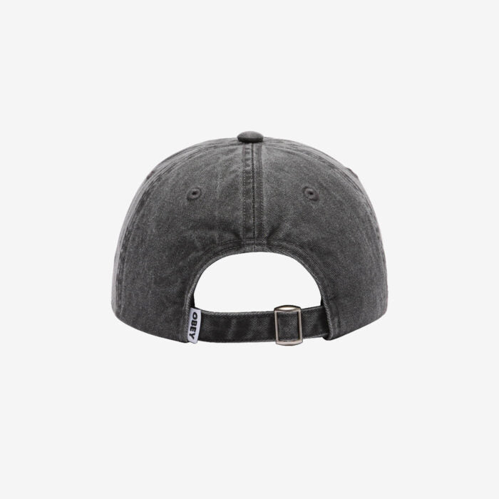 PIGMENT BOLD 6 PANEL STRAPBACK PIGMENT BLACK