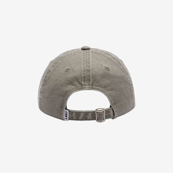 PIGMENT BOLD 6 PANEL STRAPBACK PIGMENT OLIVE