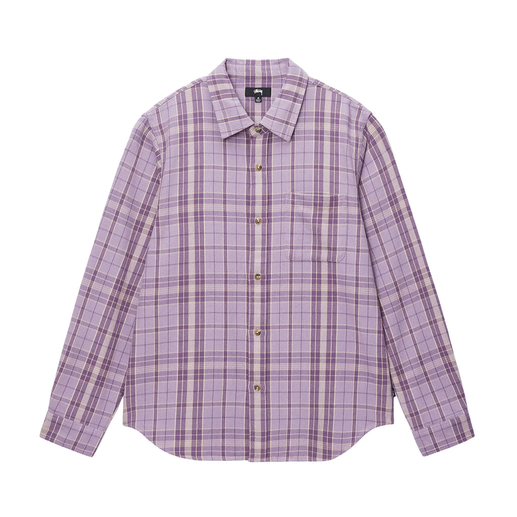 STONES PLAID SHIRT LAVENDER