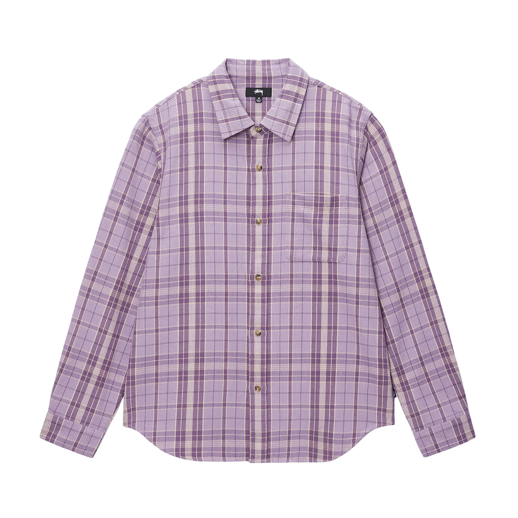 STONES PLAID SHIRT LAVENDER