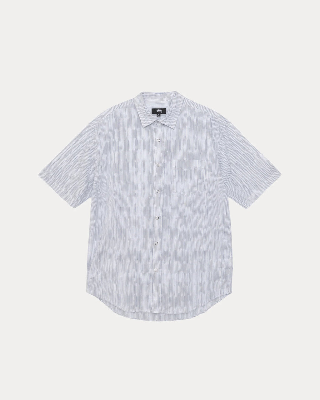 WAVY STRIPED SHIRT BLUE