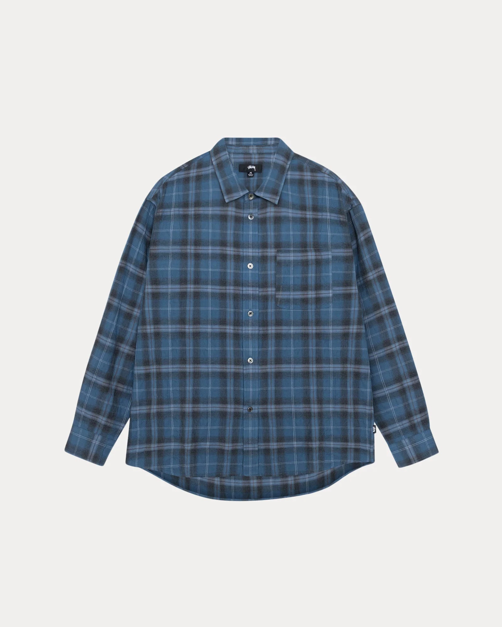 BEACH PLAID SHIRT BLUE