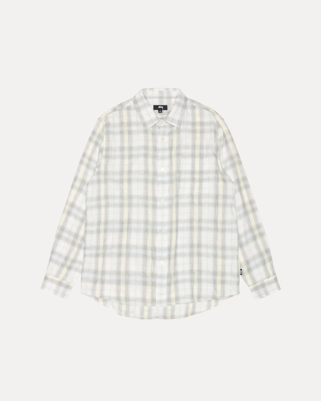 BEACH PLAID SHIRT OFF WHITE