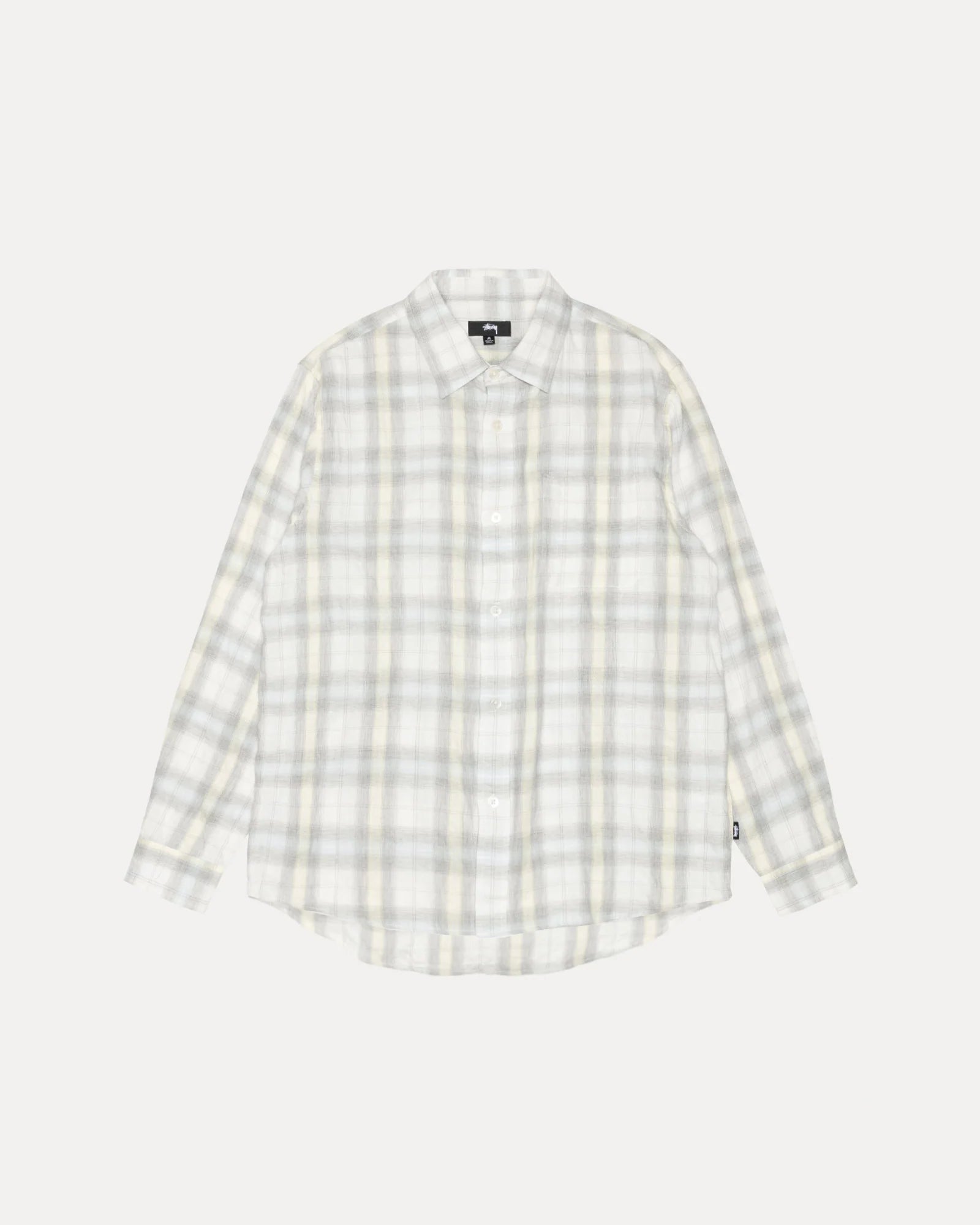 BEACH PLAID SHIRT OFF WHITE
