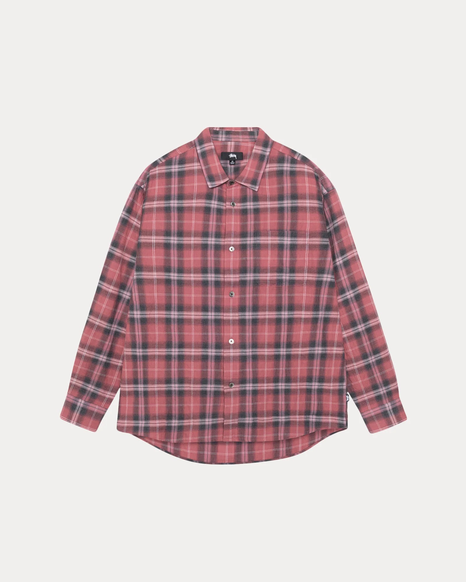 BEACH PLAID SHIRT RED