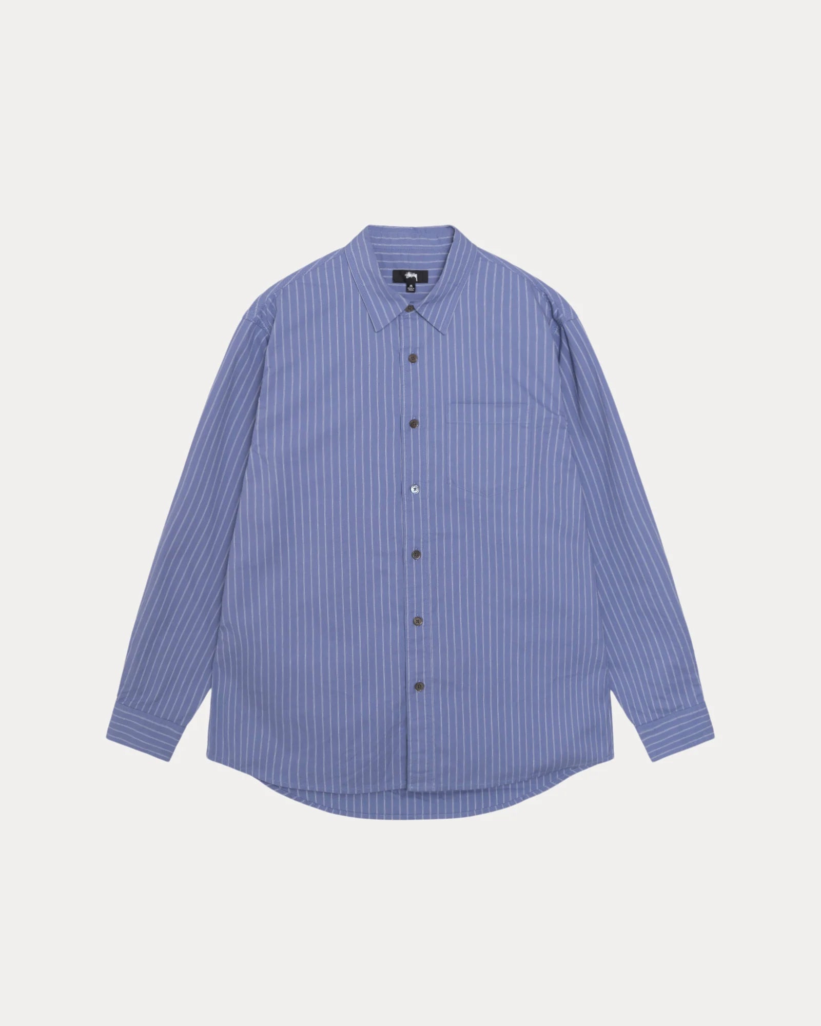 OXFORD LS SHIRT BLUE STRIPE