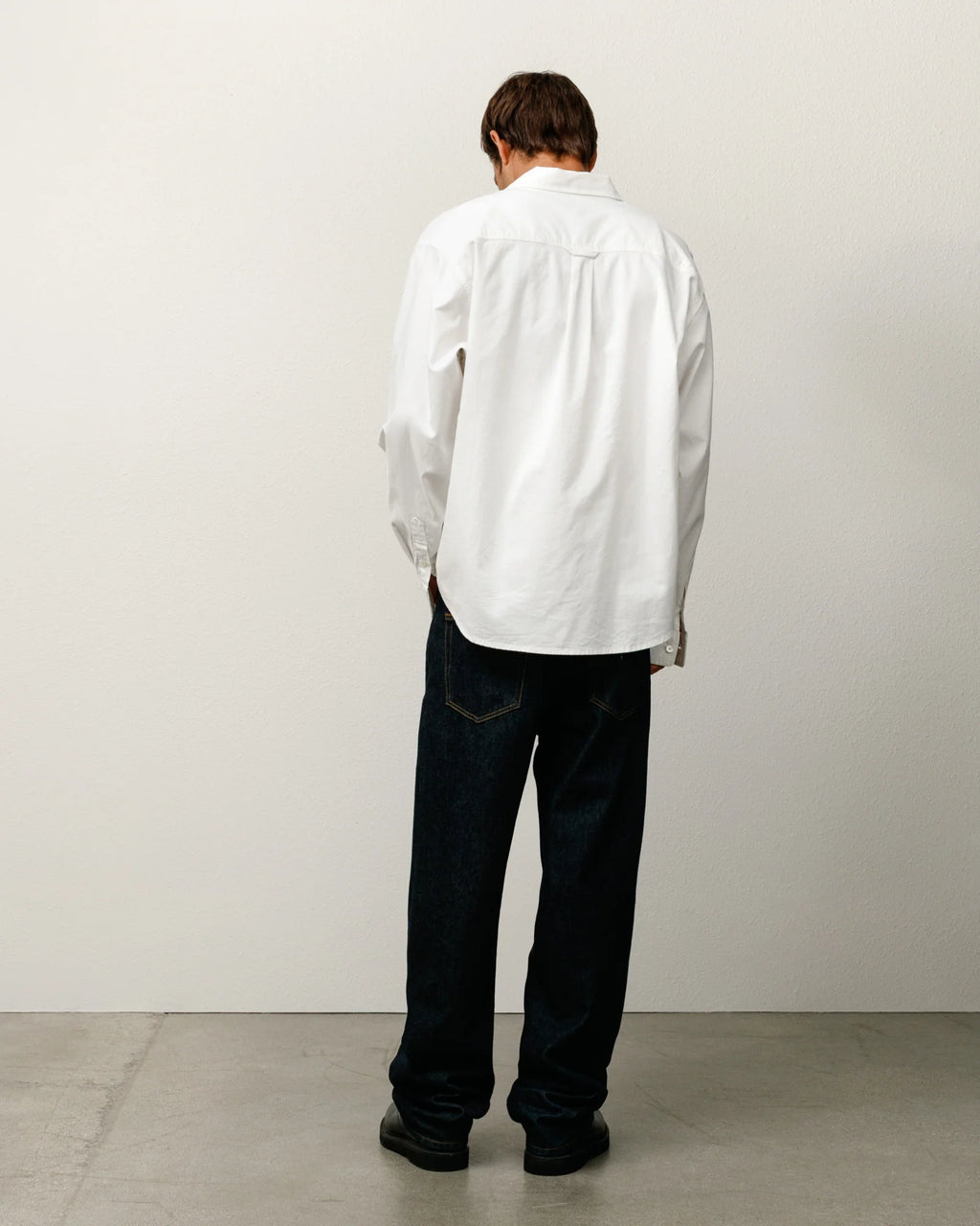 OXFORD LS SHIRT WHITE