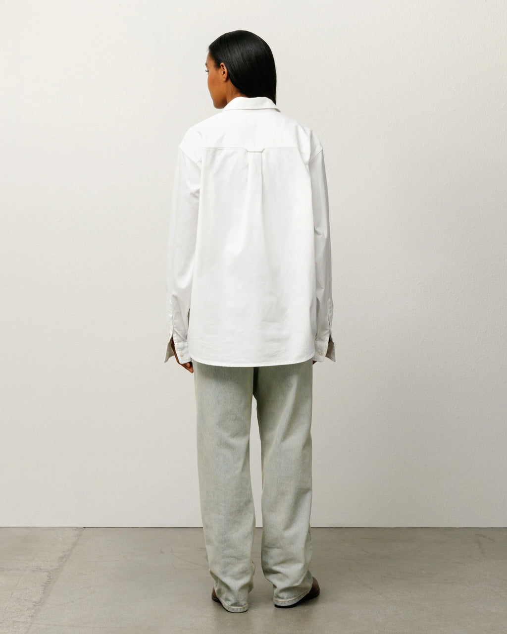 OXFORD LS SHIRT WHITE