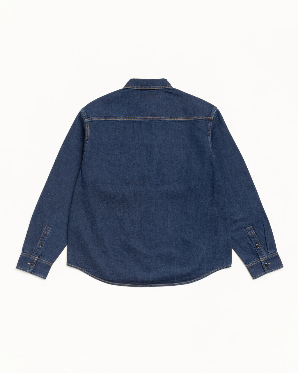 WORK DENIM SHIRT, DARK DENIM