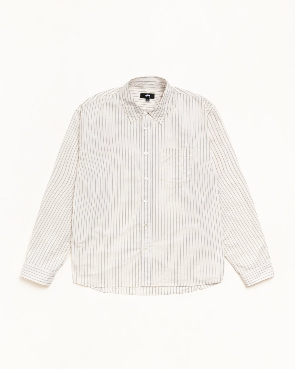 STANDARD LS SHIRT NATURAL STRIPE