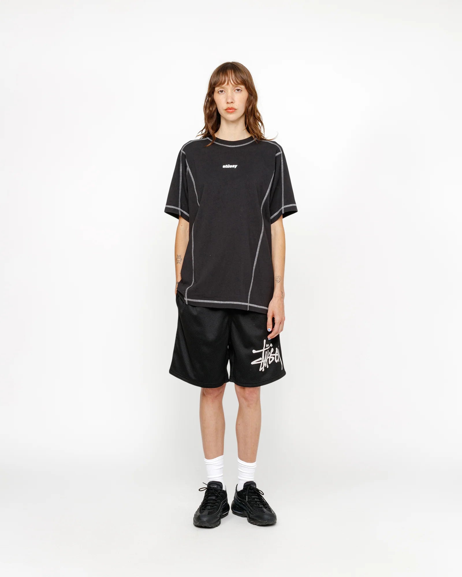 MESH SHORT BIG BASIC BLACK