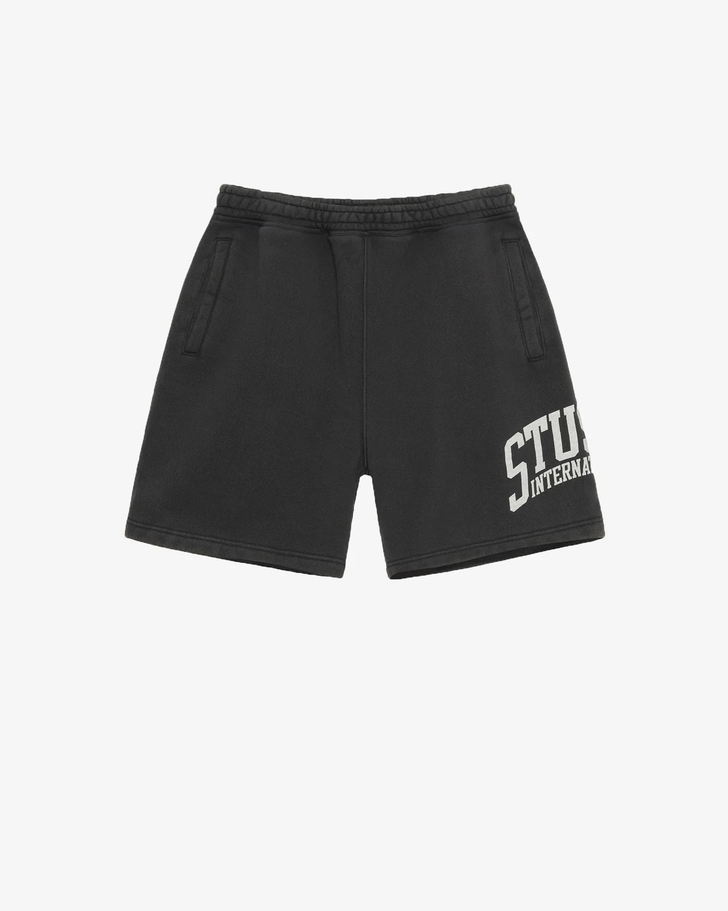 STUSSY INTL SHORT WASHED BLACK