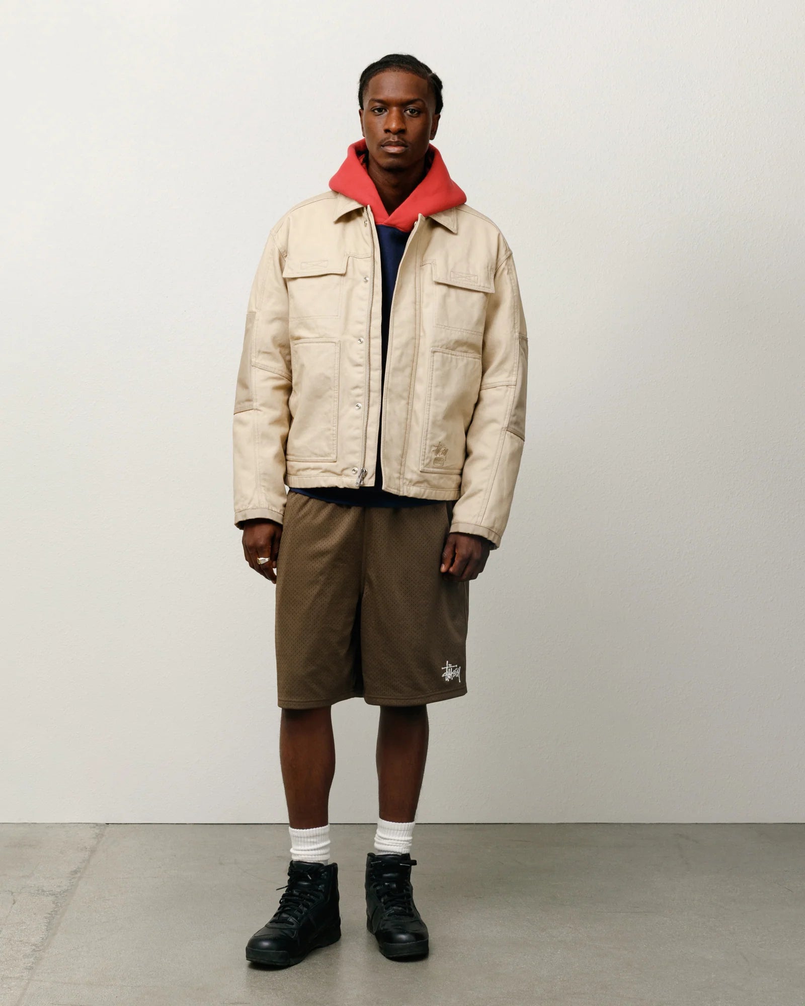 MESH SHORT BASIC OLIVE