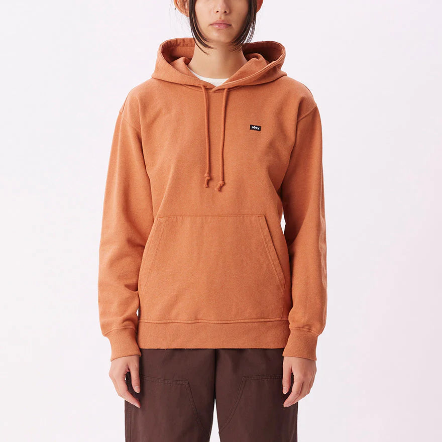Timeless Recycled Heavy Pullover Hood Terracota
