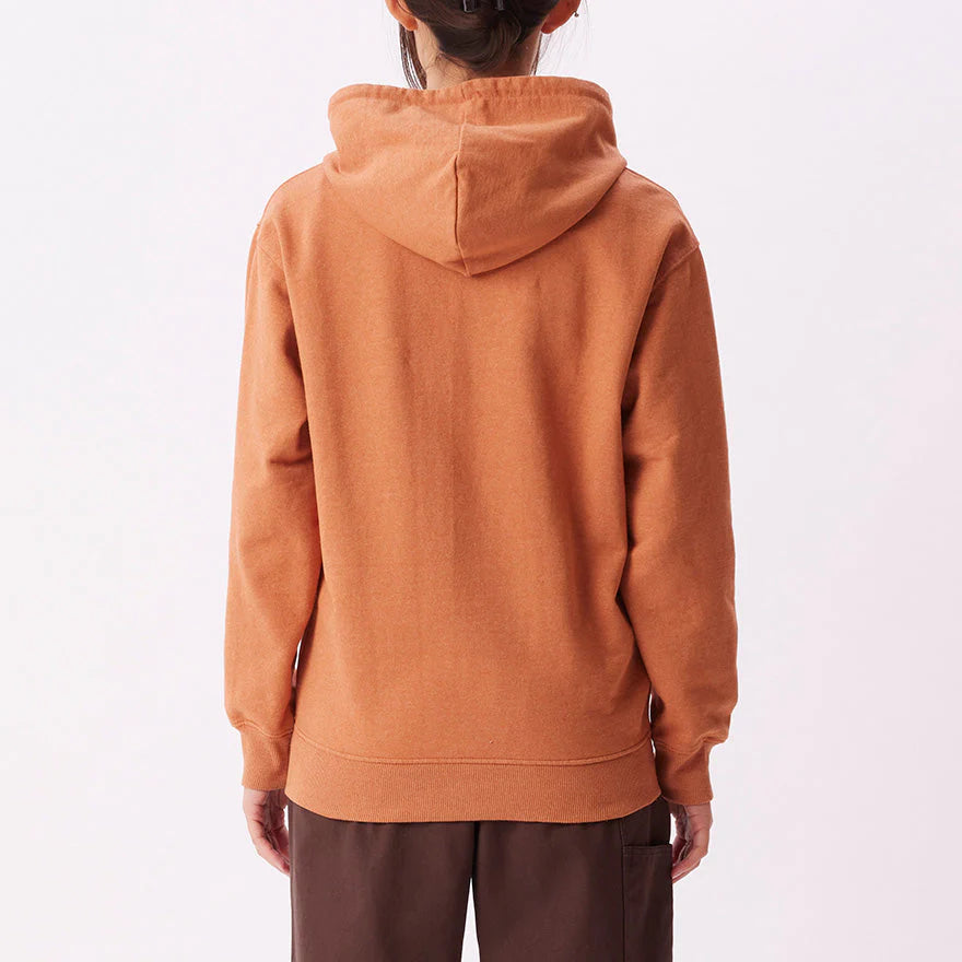 Timeless Recycled Heavy Pullover Hood Terracota
