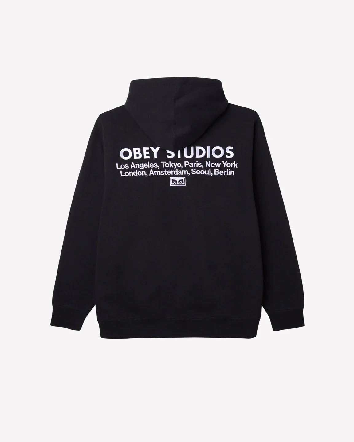 OBEY STUDIOS HOOD BLACK