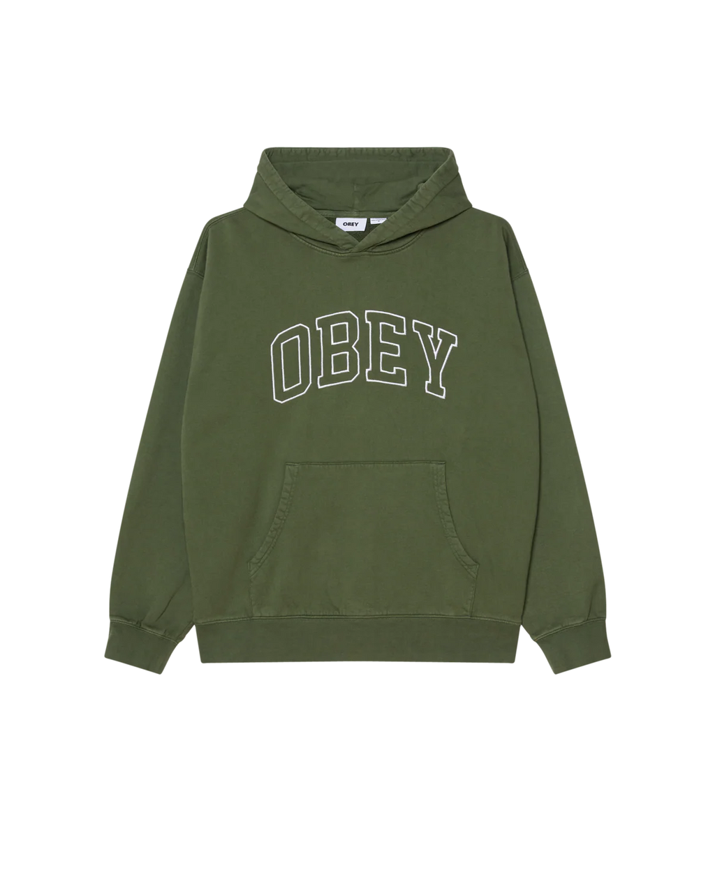 COLLEGIATE FADED HOOD KOMBU GREEN FADED WASH