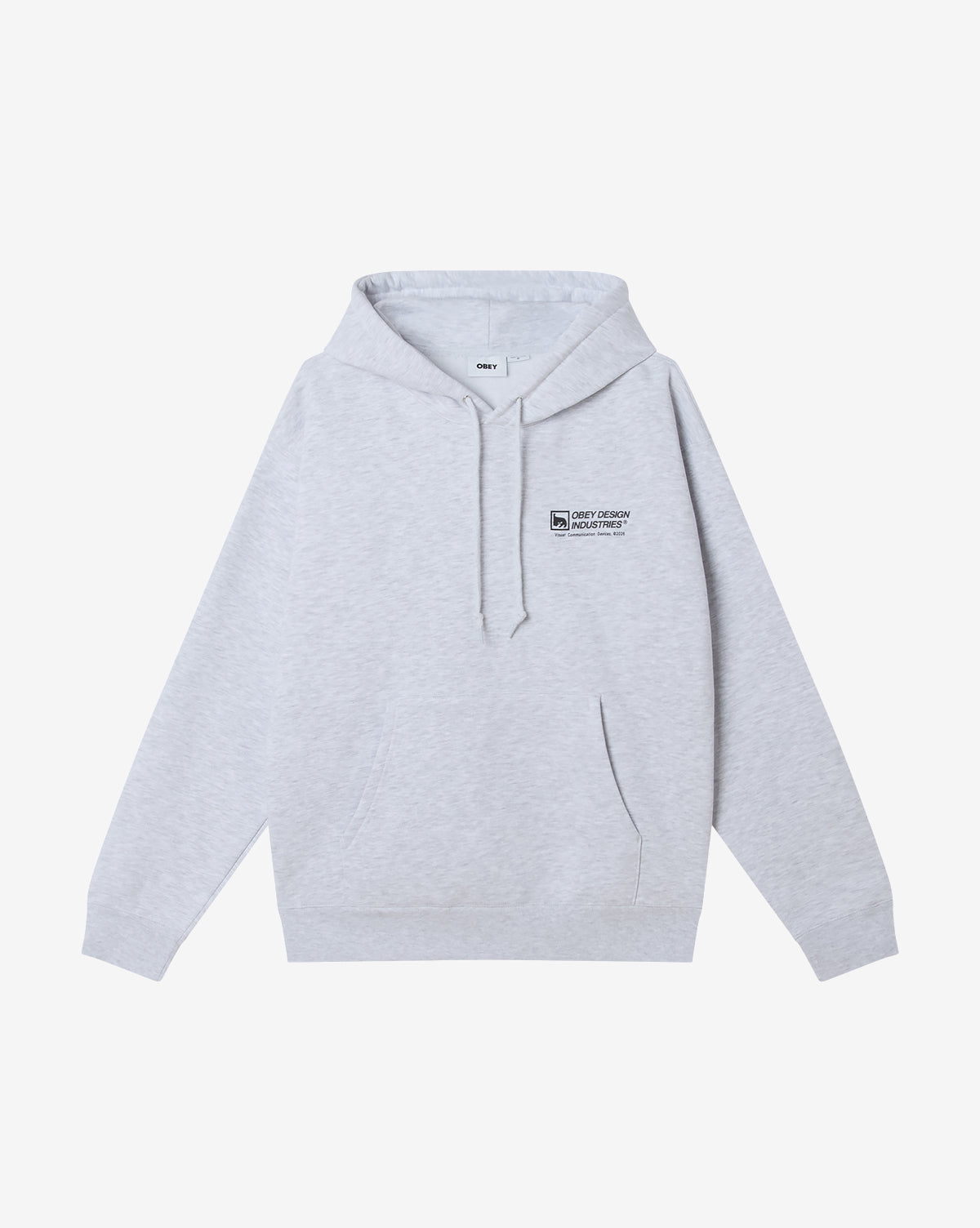 OBEY DESIGN INDUSTRIES HOOD ASH GREY
