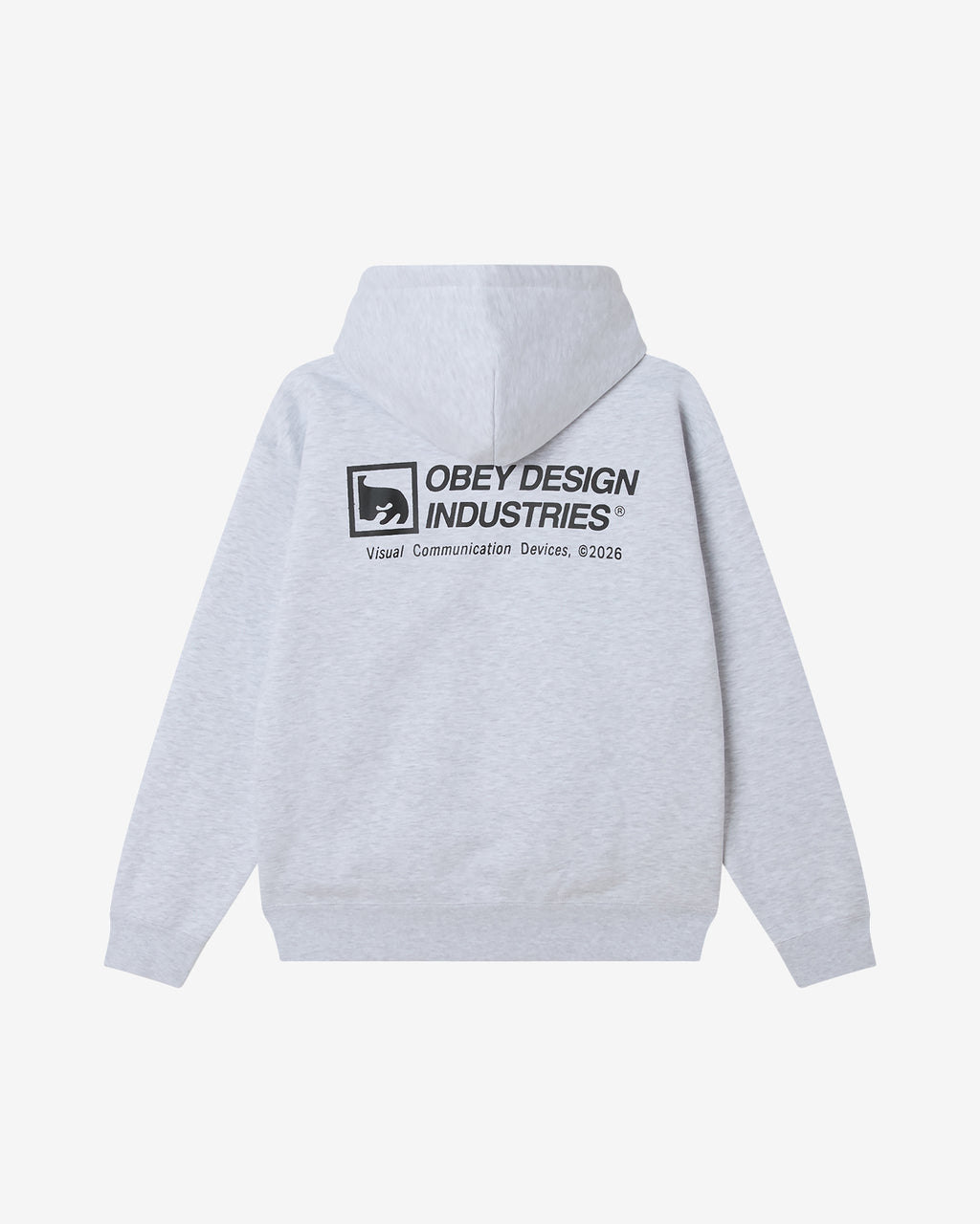 OBEY DESIGN INDUSTRIES HOOD ASH GREY