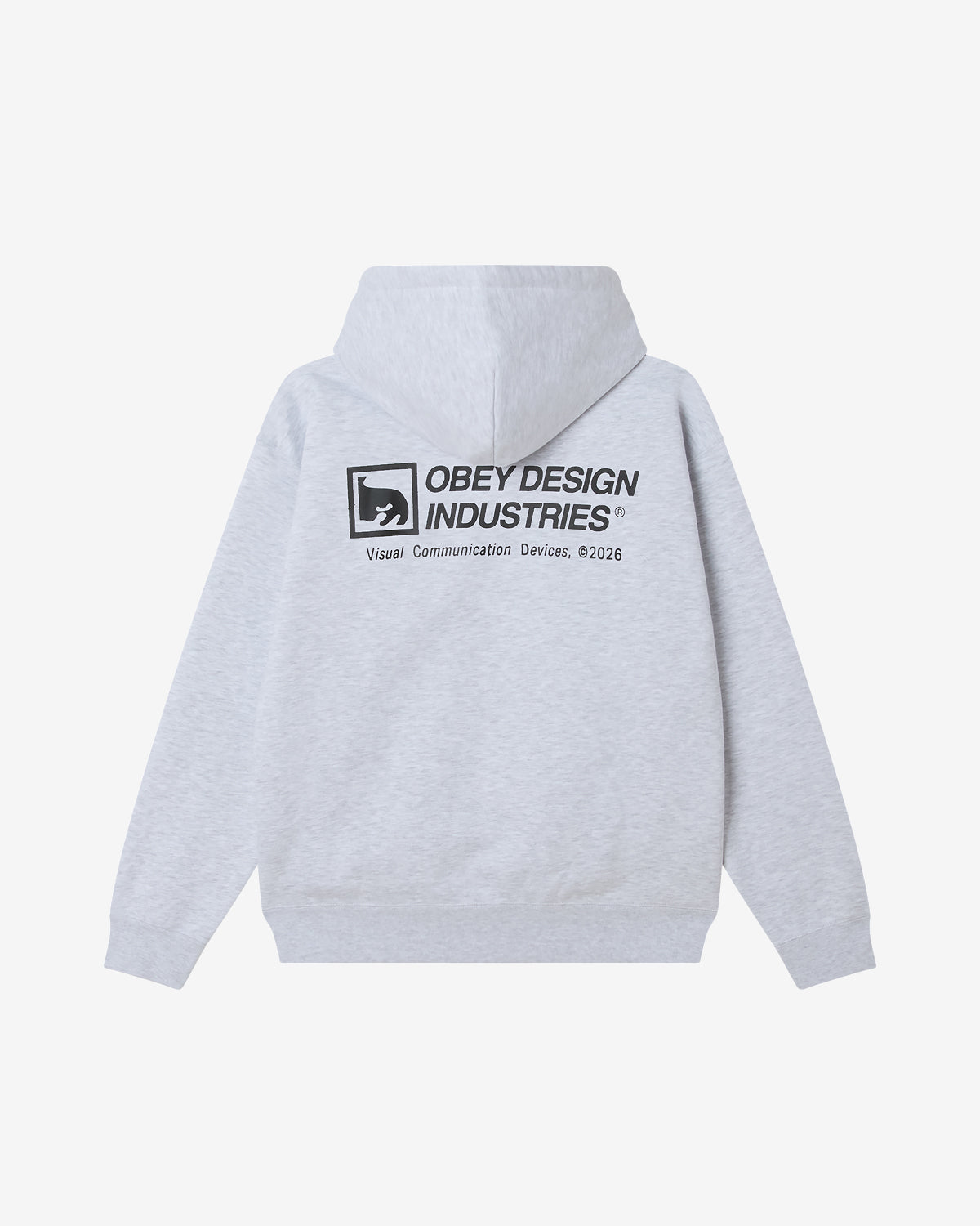OBEY DESIGN INDUSTRIES HOOD ASH GREY