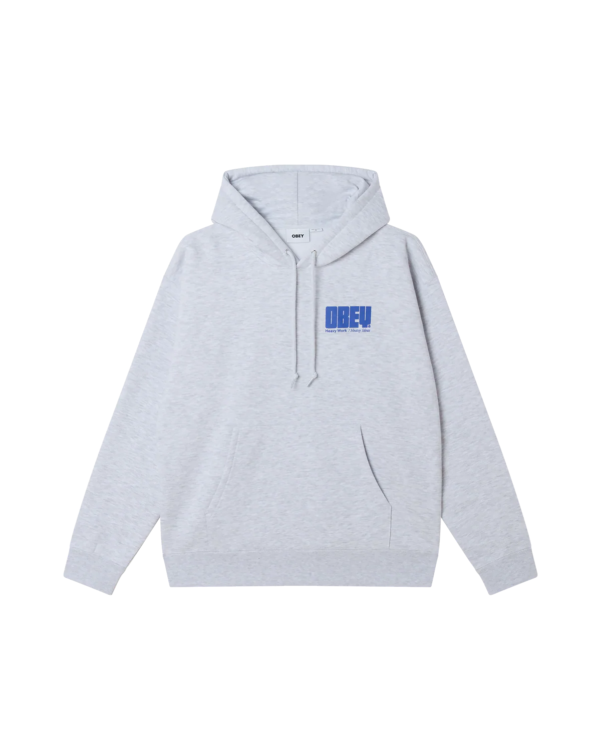 OBEY HEAVY IDEAS HOOD ASH GREY