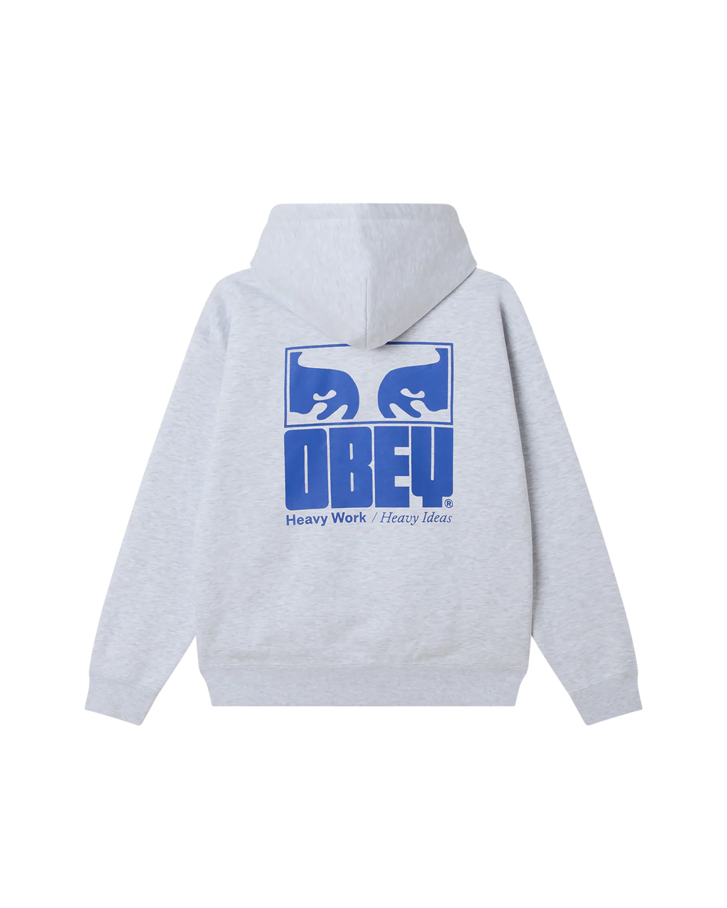 OBEY HEAVY IDEAS HOOD ASH GREY