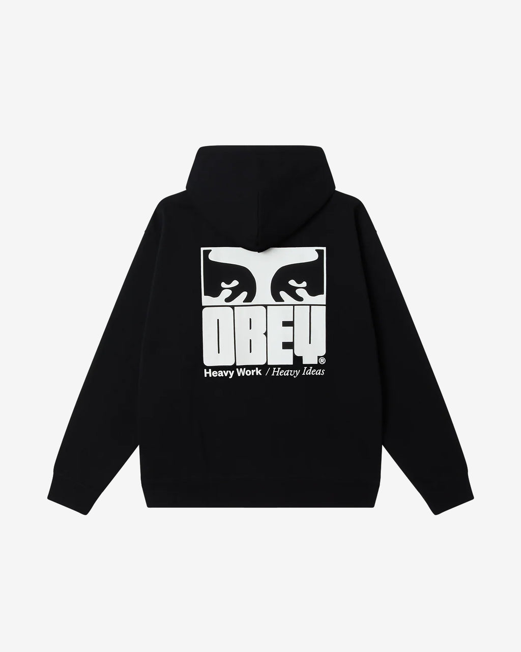 OBEY HEAVY IDEAS HOOD BLACK