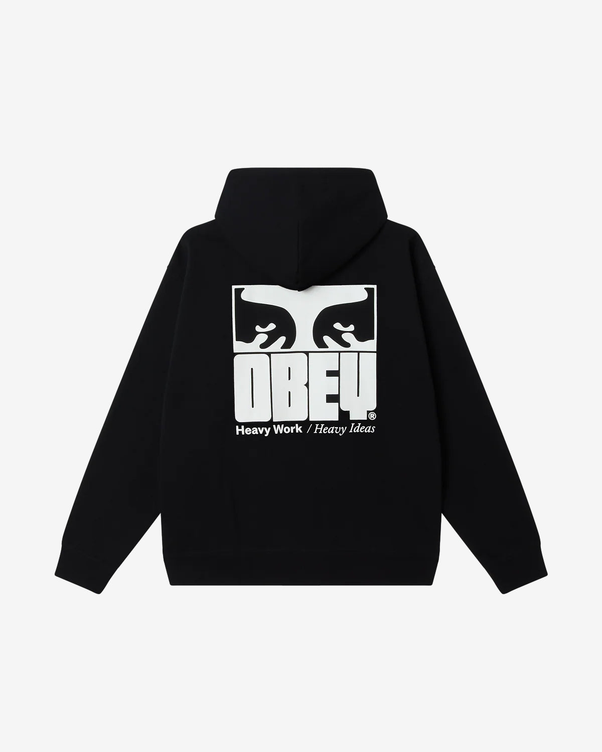OBEY HEAVY IDEAS HOOD BLACK