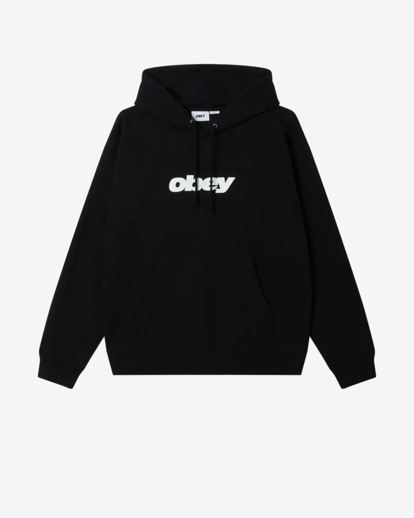 OBEY REDUCER HOOD BLACK