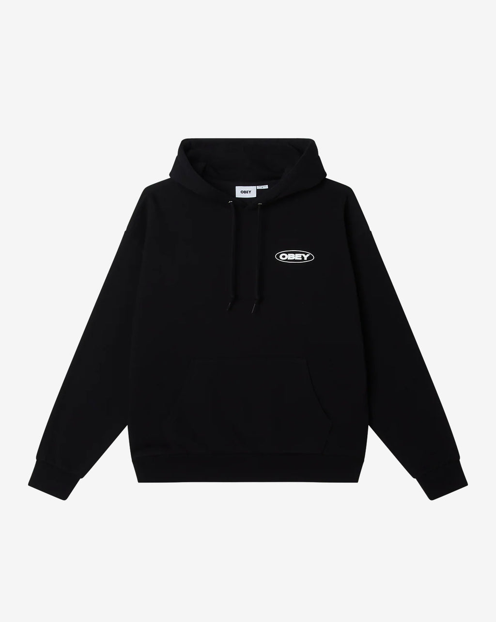 OBEY OVAL CITIES HOOD BLACK