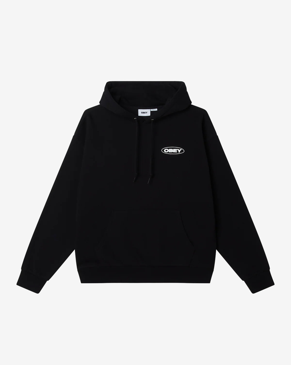 OBEY OVAL CITIES HOOD BLACK