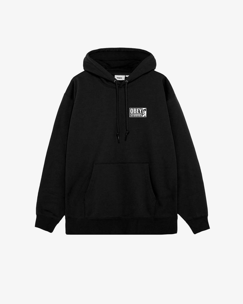 OBEY STUDIOS HOOD BLACK