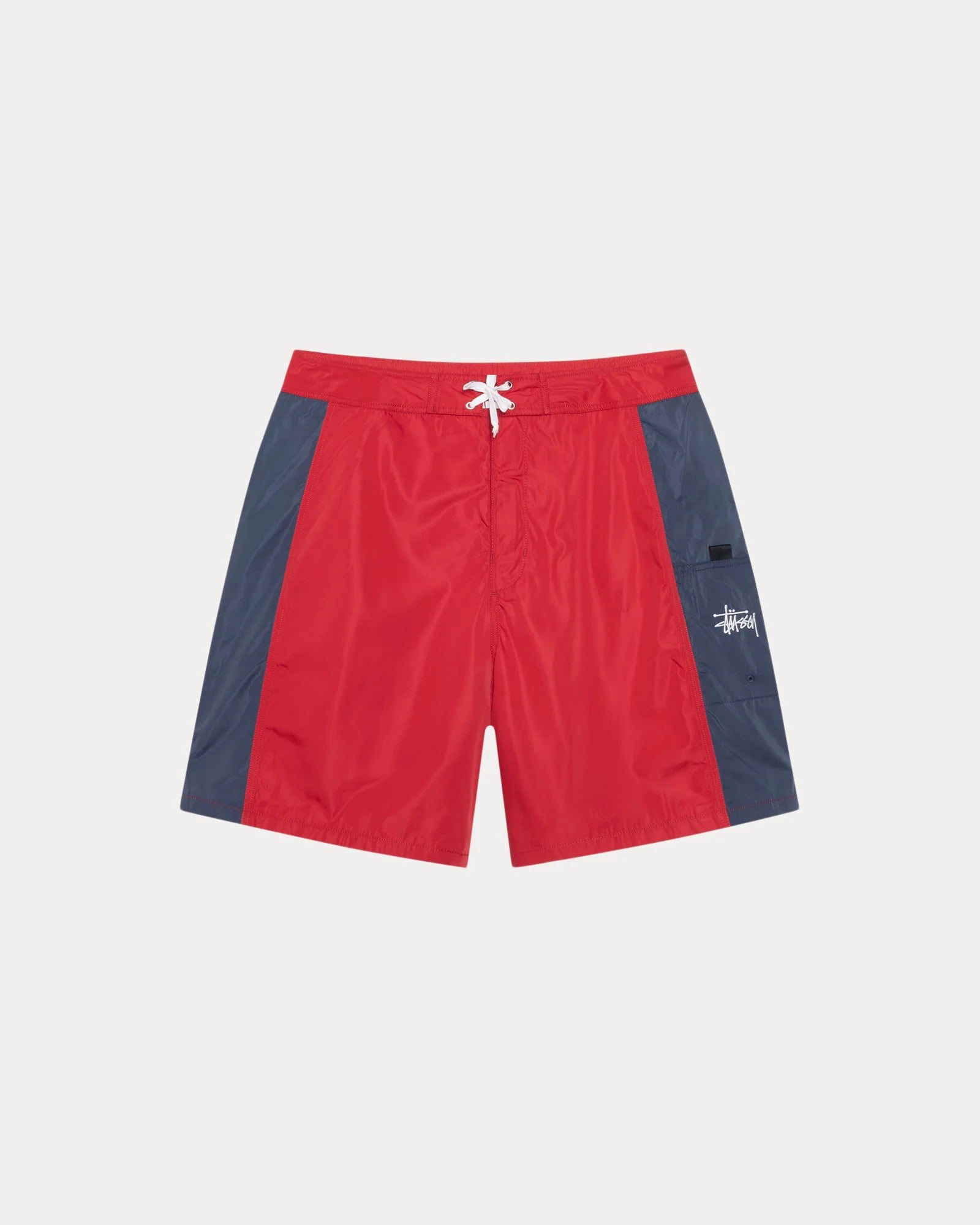 PANELED BOARD SHORT RED