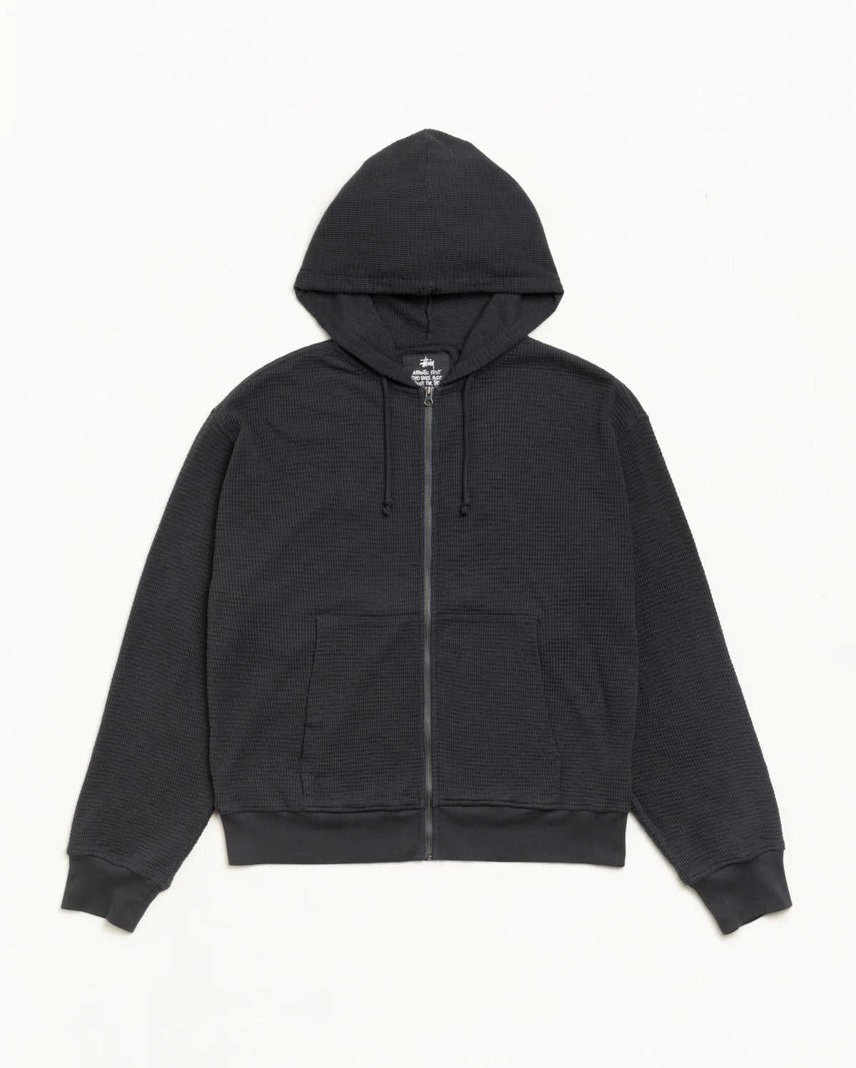 LIGHT WEIGHT THERMAL HOOD FADED BLACK