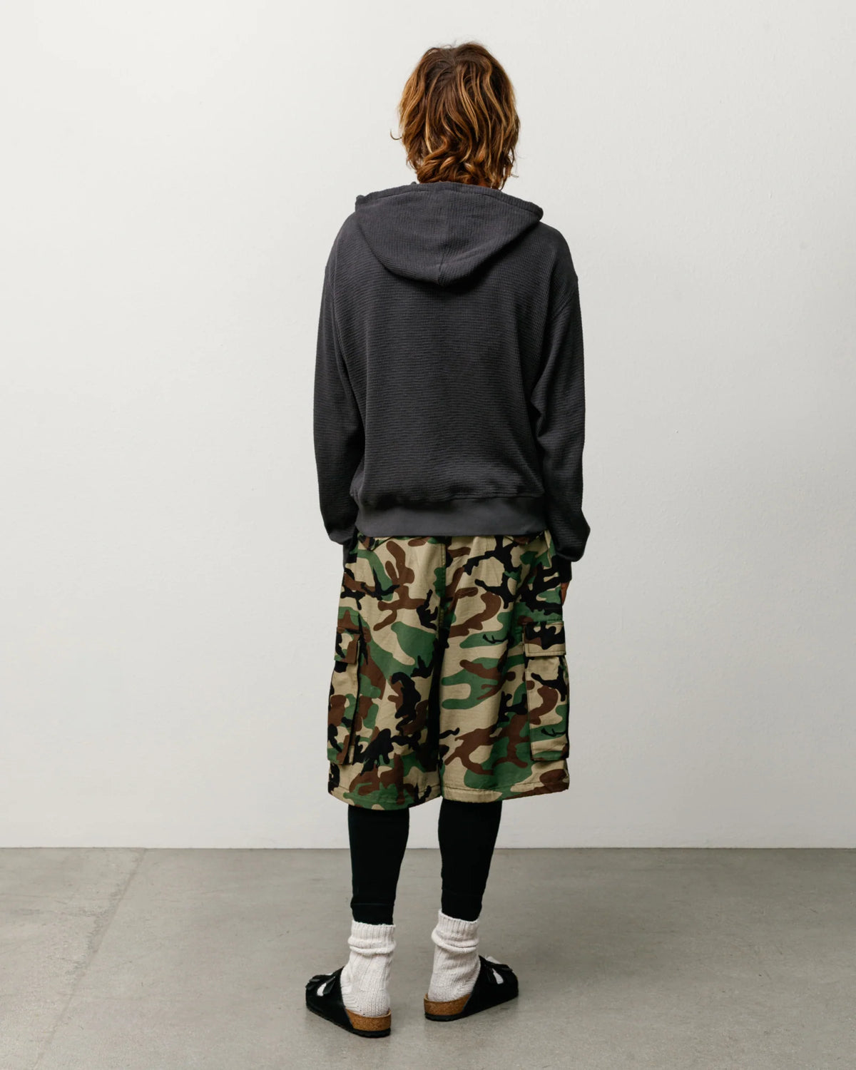 LIGHT WEIGHT THERMAL HOOD FADED BLACK