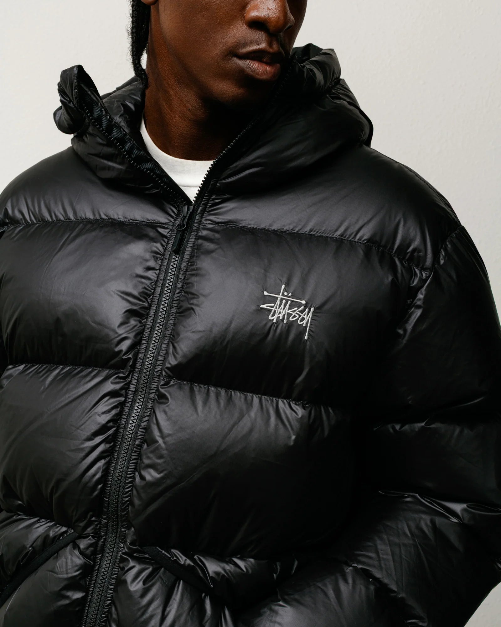 MICRO RIPSTOP DOWN PARKA JET BLACK