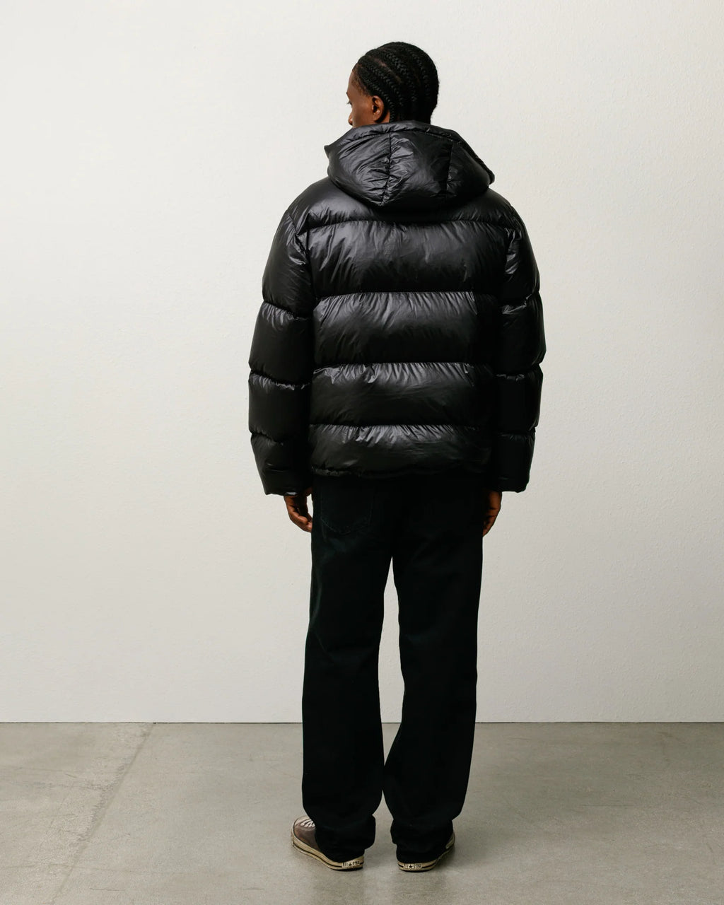 MICRO RIPSTOP DOWN PARKA JET BLACK