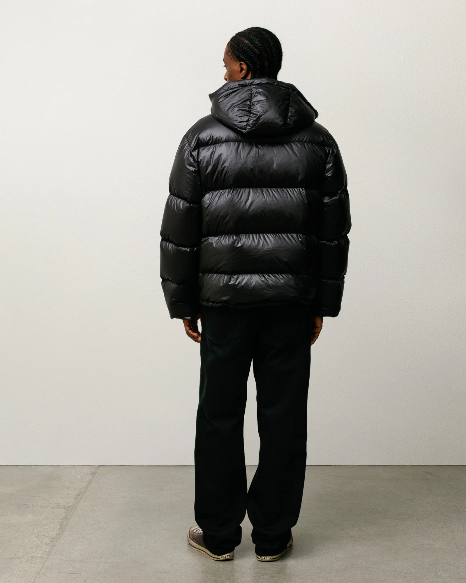 MICRO RIPSTOP DOWN PARKA JET BLACK