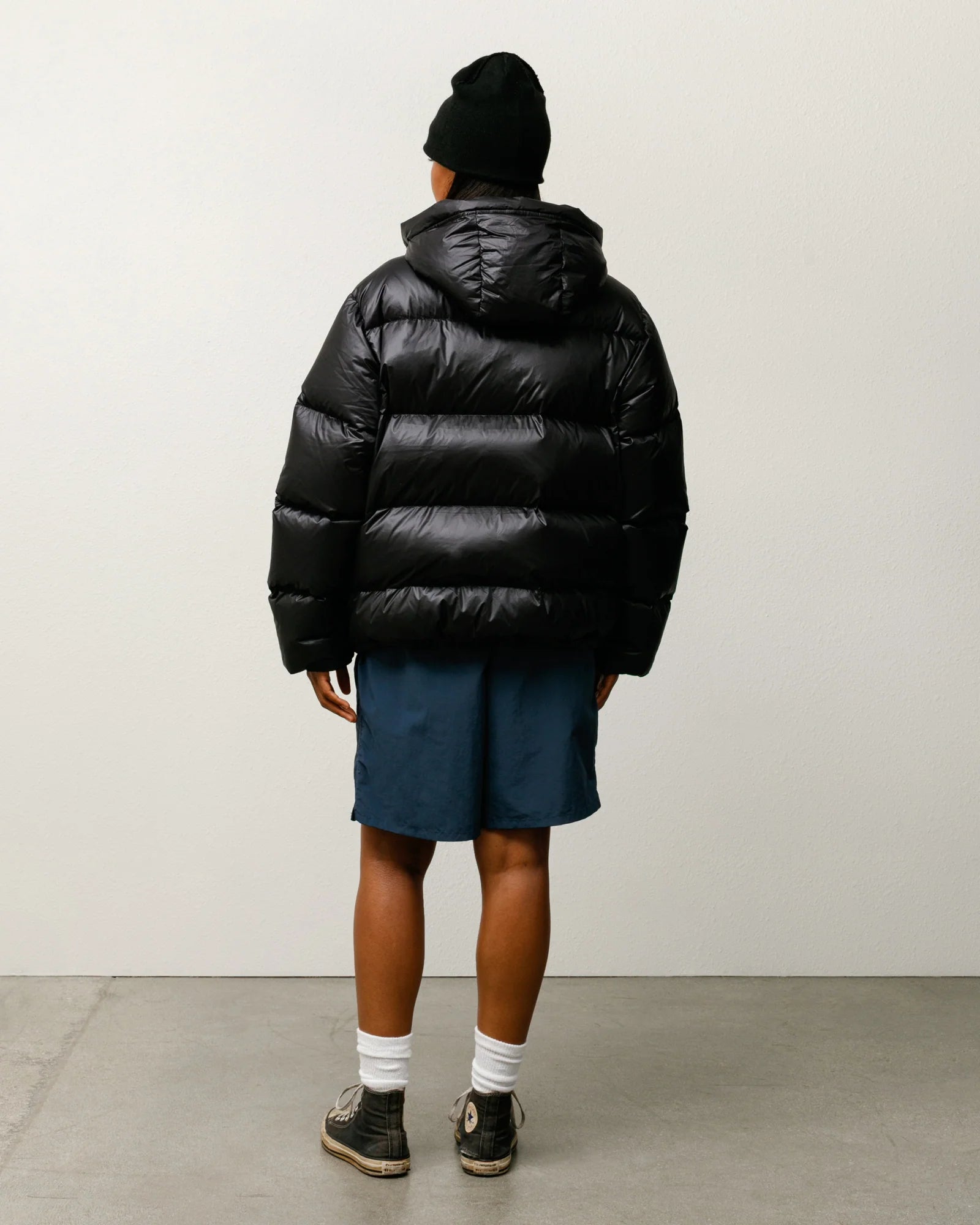 MICRO RIPSTOP DOWN PARKA JET BLACK