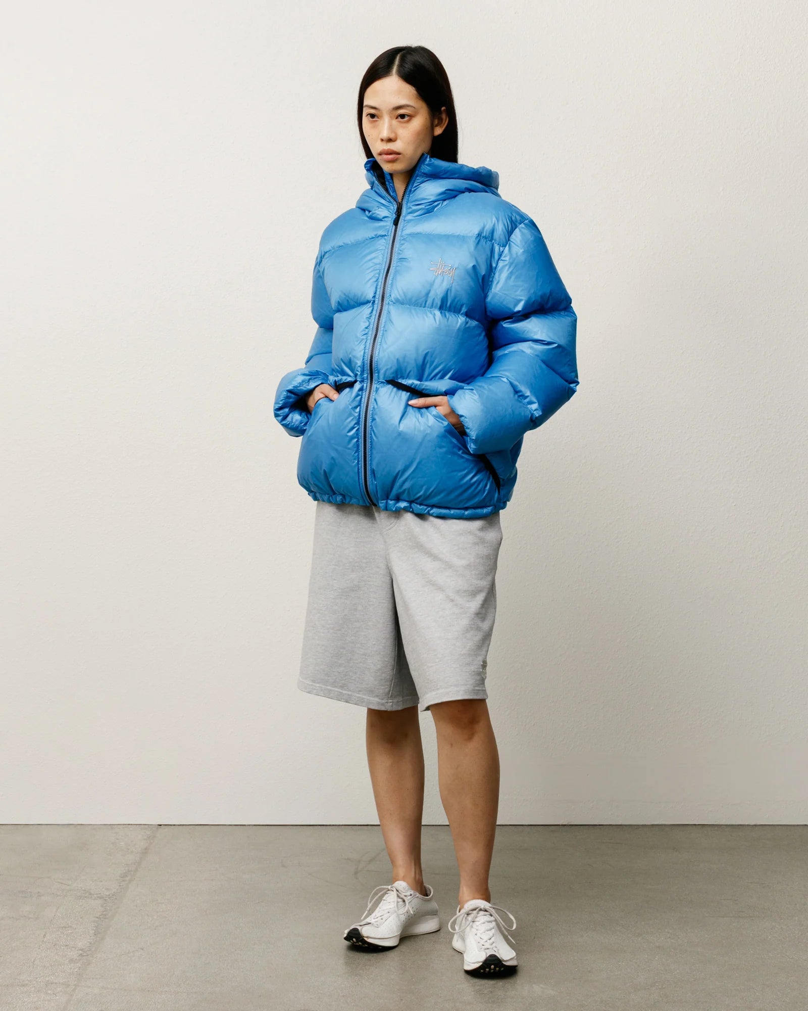MICRO RIPSTOP DOWN PARKA SKY BLUE