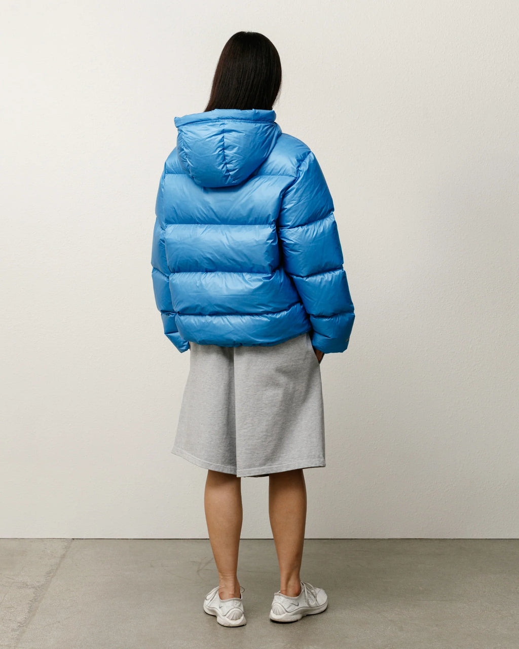 MICRO RIPSTOP DOWN PARKA SKY BLUE