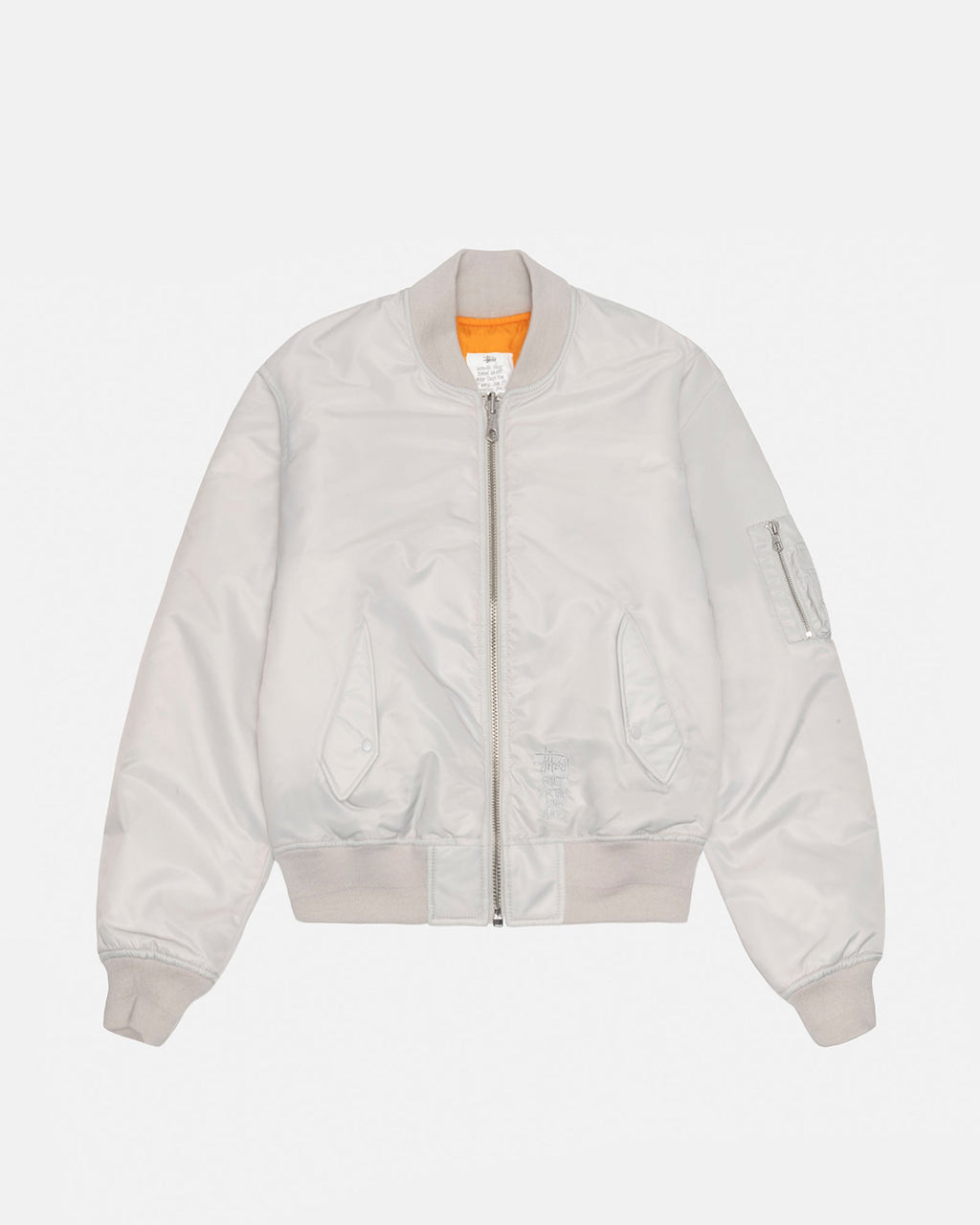 BUILT BOMBER JACKET GREY