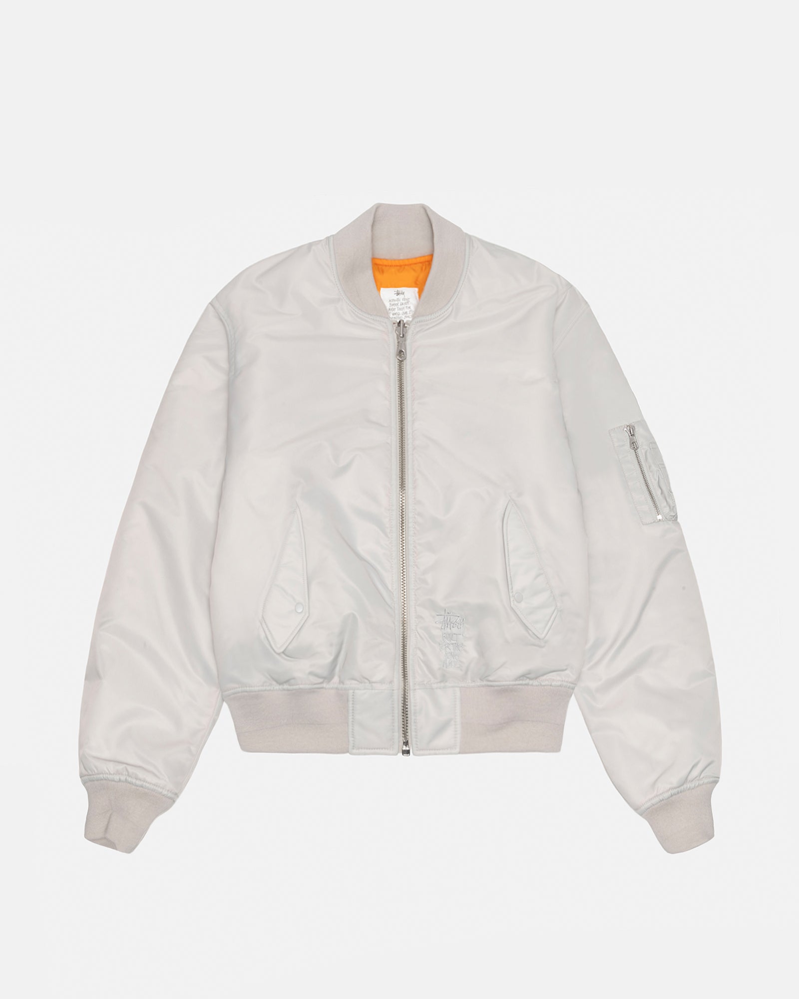 BUILT BOMBER JACKET GREY