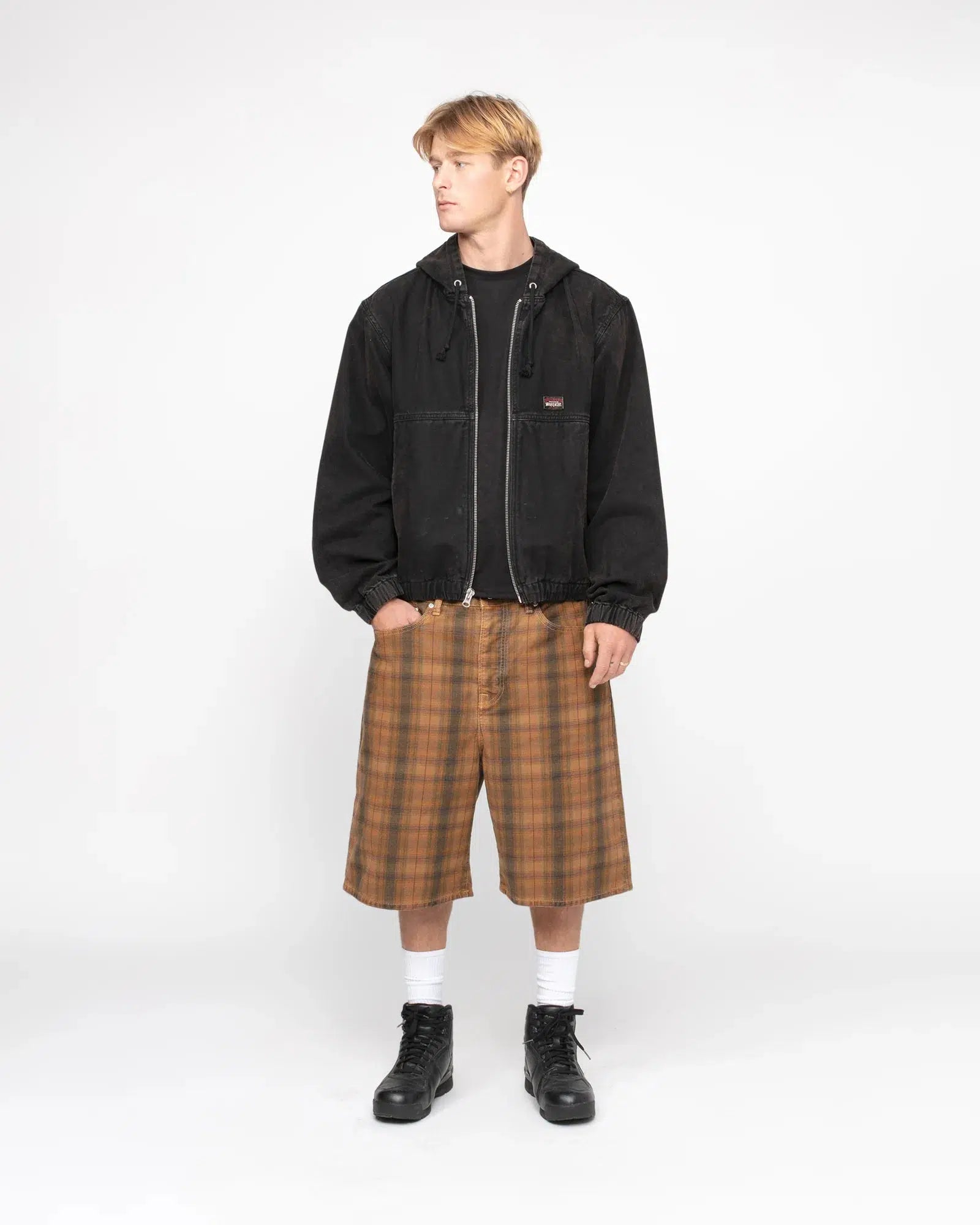 WORK JACKET UNLINED CANVAS BLACK – Neighborhood