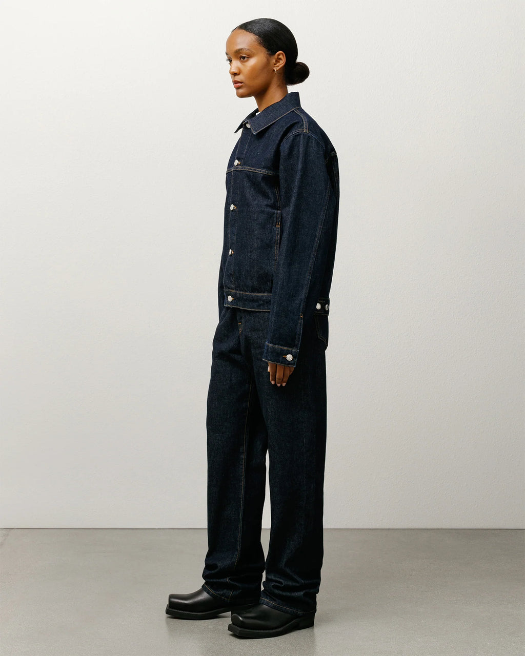 TRUCKER DENIM RINSED INDIGO