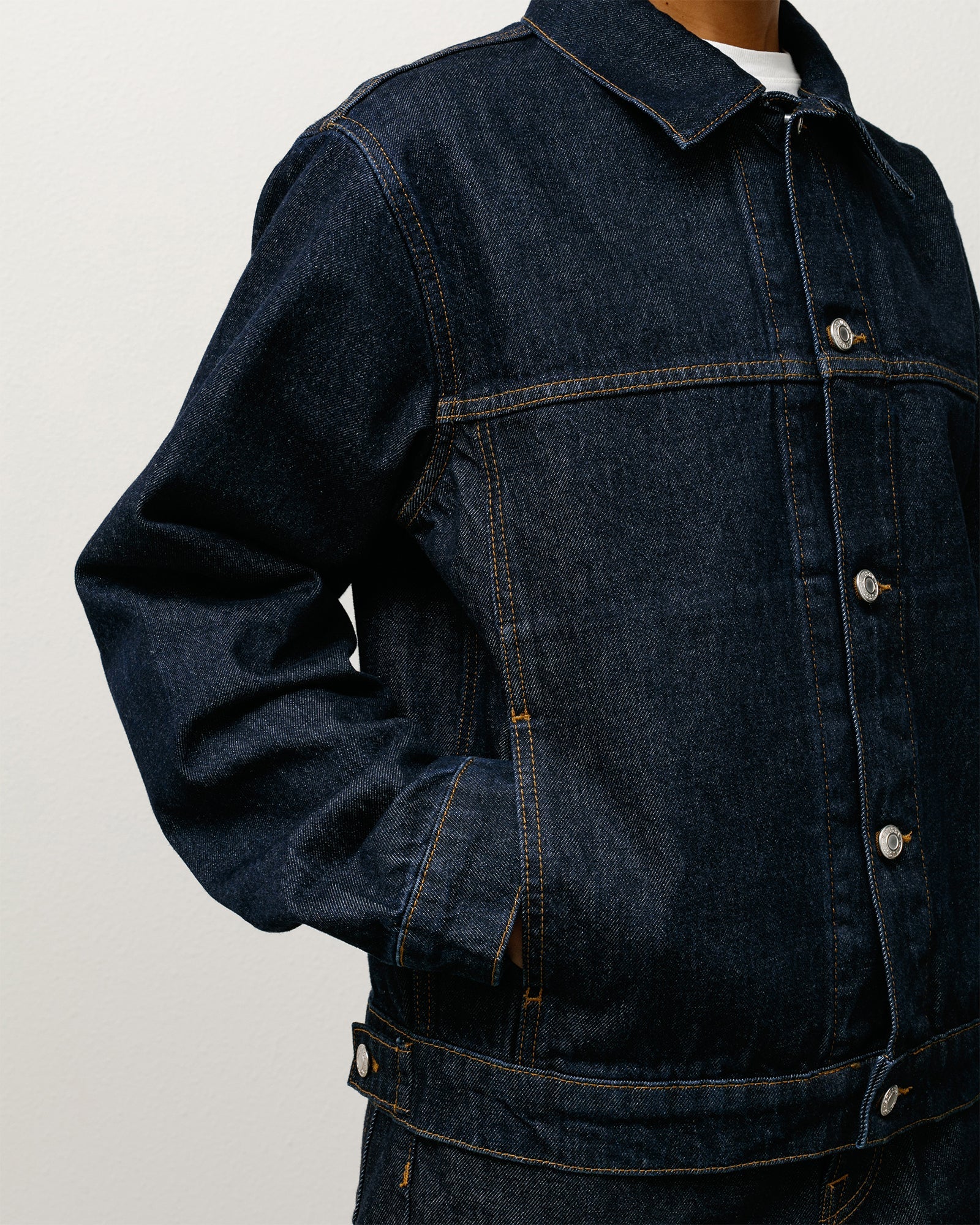 TRUCKER DENIM RINSED INDIGO
