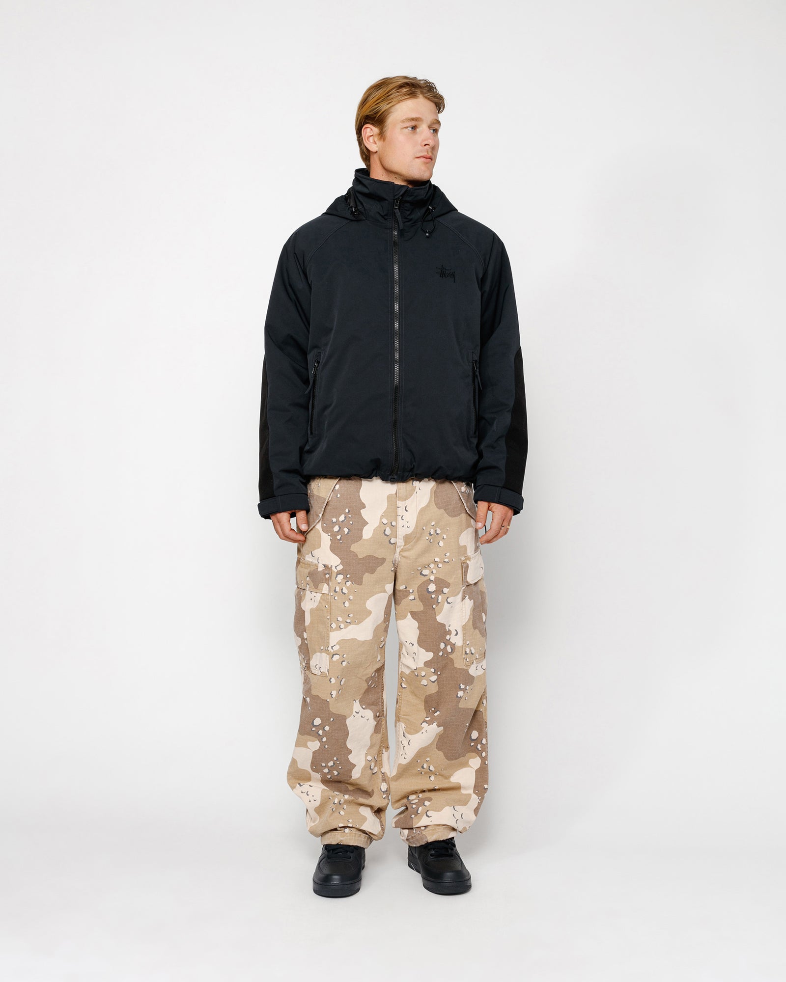 SHORT MILITARY PARKA BLACK