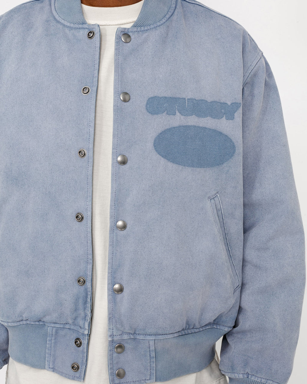 GHOST LOGO CANVAS VARSITY BLUE