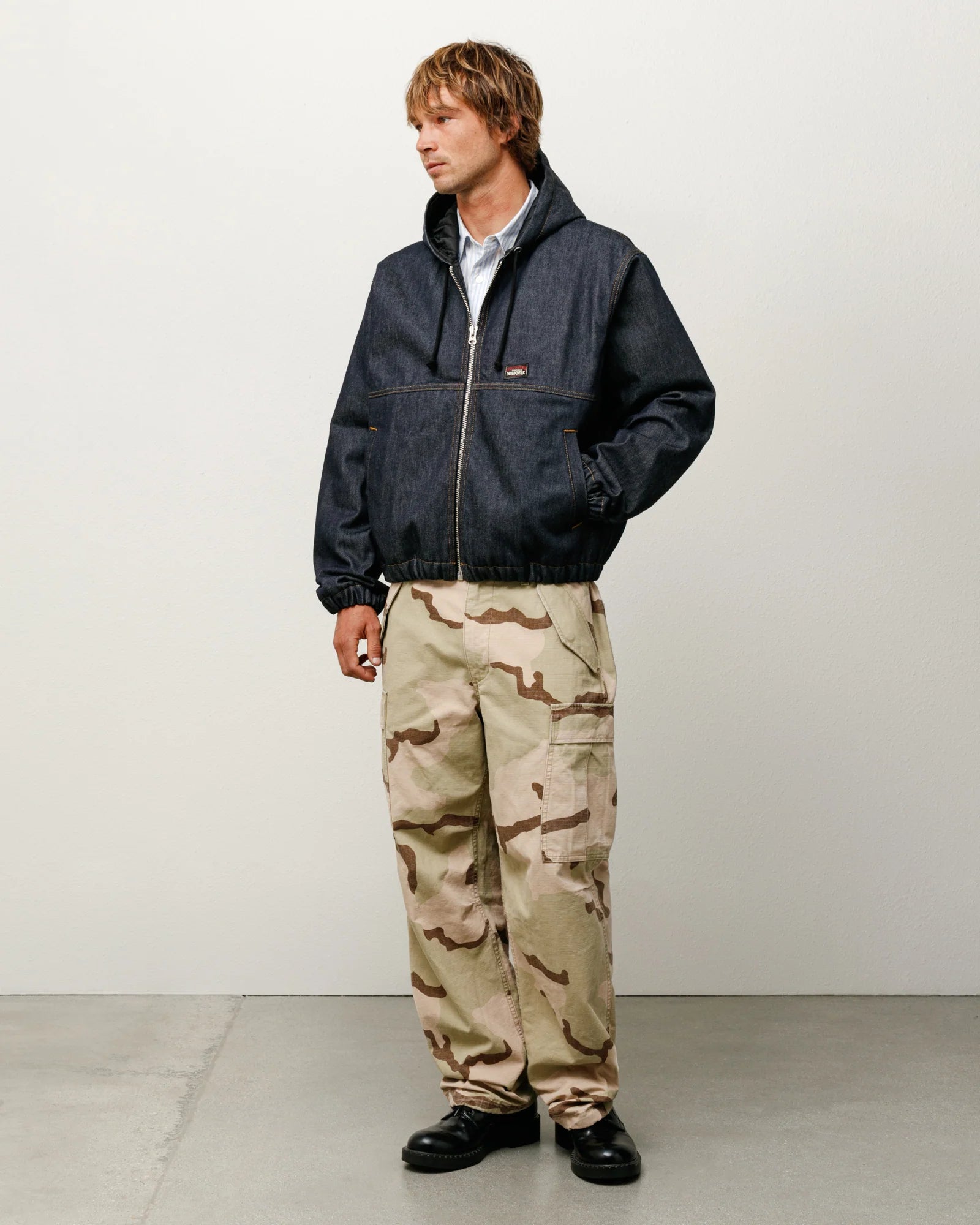 WORK JACKET DENIM RAW INDIGO